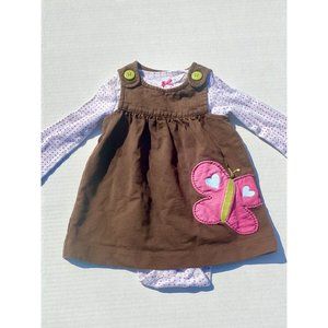 Girls 3-6 Month 2 Pc Dress Lot. Carter’s & Child Of Mine